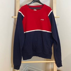 Fila Crewneck Sweater with Pocket - Size S